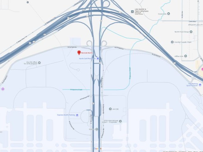 Dallas Airport Parking - Dallas Airport DFW Guide North Remote Parking Lot DFW Airport 46